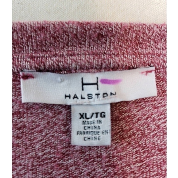 H by Halston Sweater Maroon Bell Sleeve Size XL - Picture 7 of 7